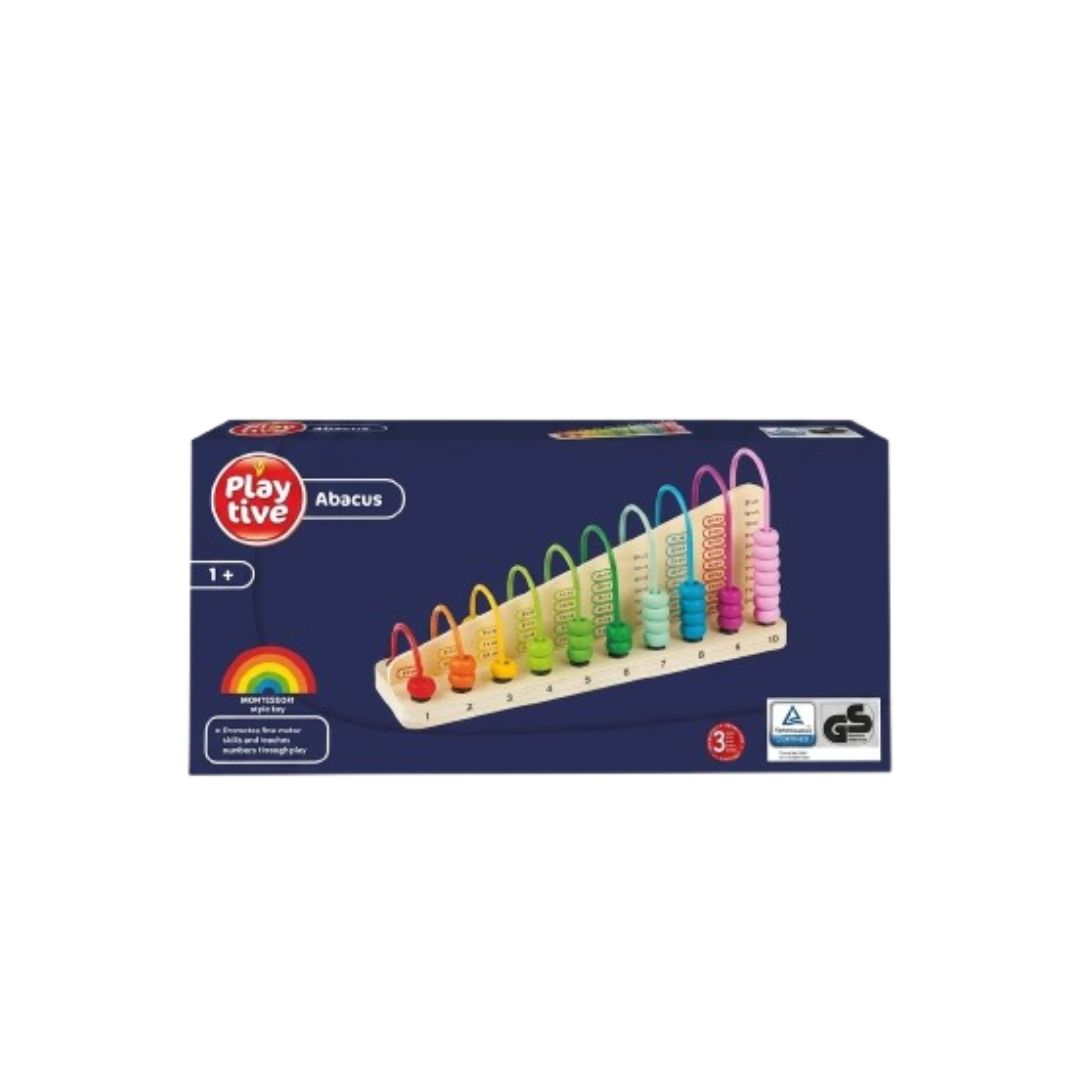 Abaco de madera estilo Montessori