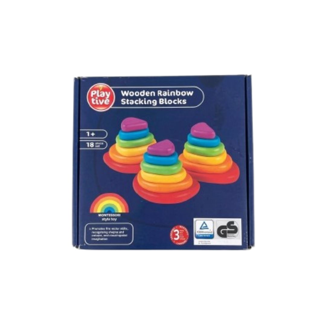 Juego de bloques de madera