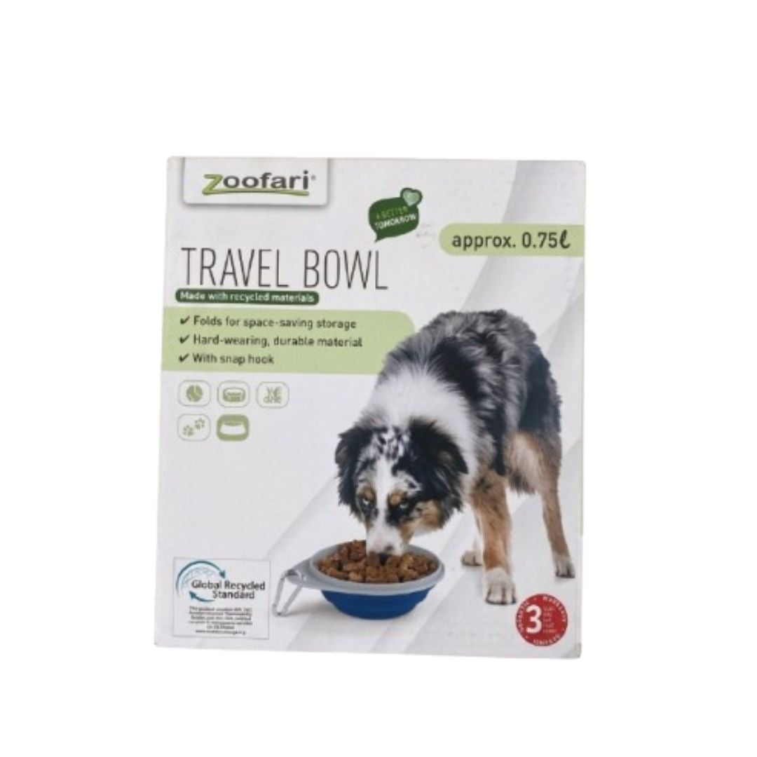 Plato de viaje plegable para mascotas