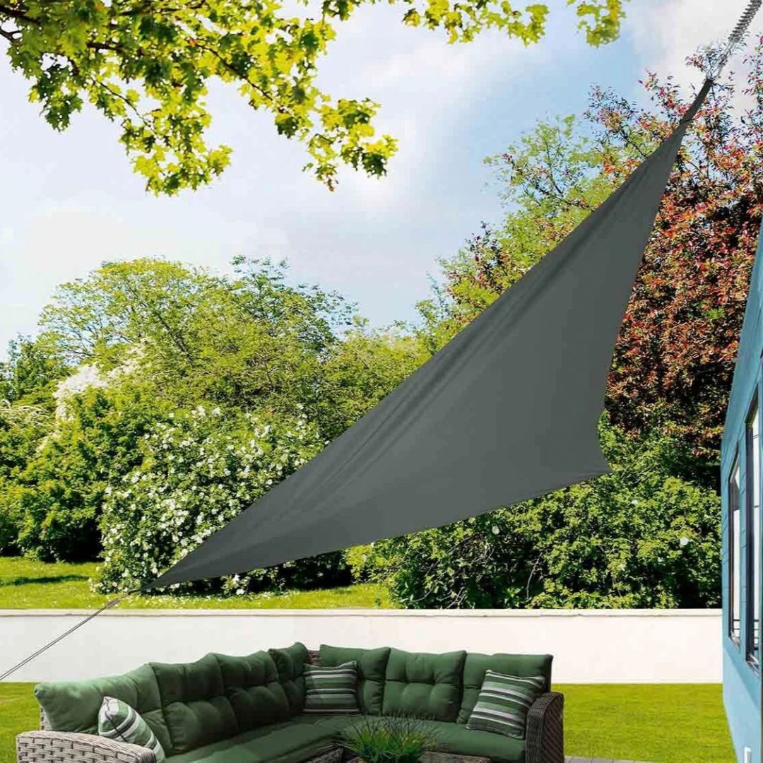 Toldo tipo vela parasol triangular
