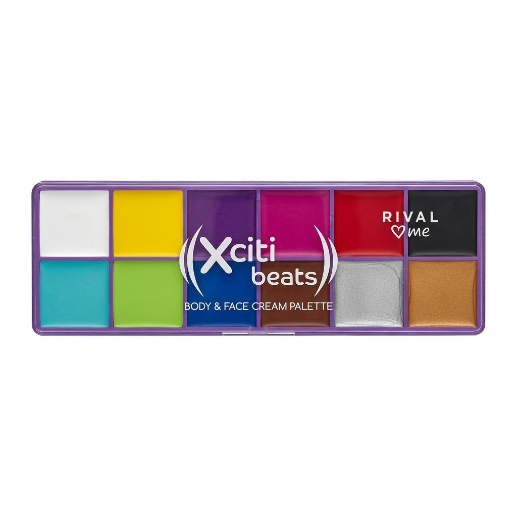 Paleta de pintura en crema para rostro
