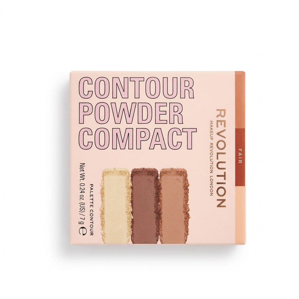 Paleta de contorno e iluminador en polvo