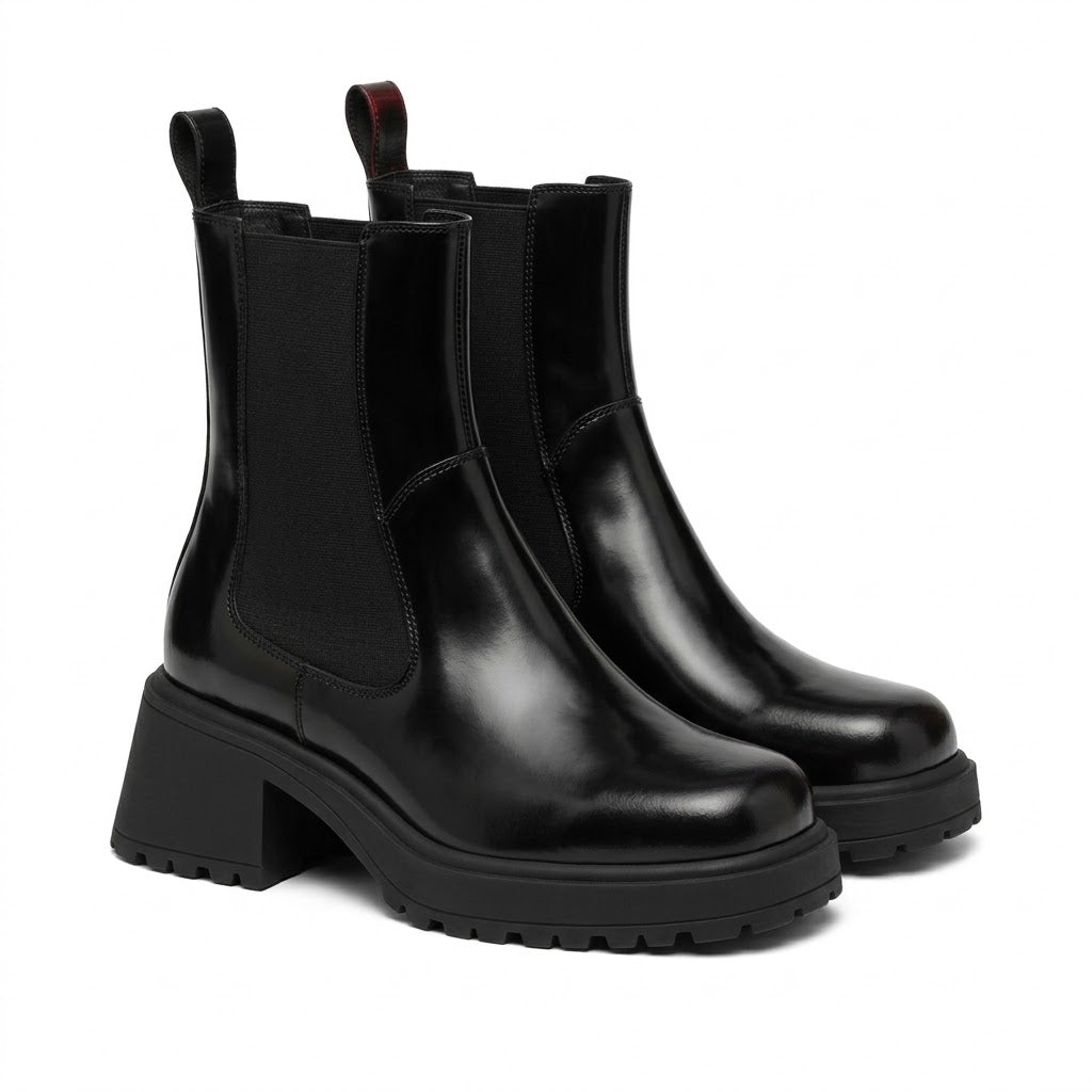 Botas de tacon de Dama\Talla 7 US
