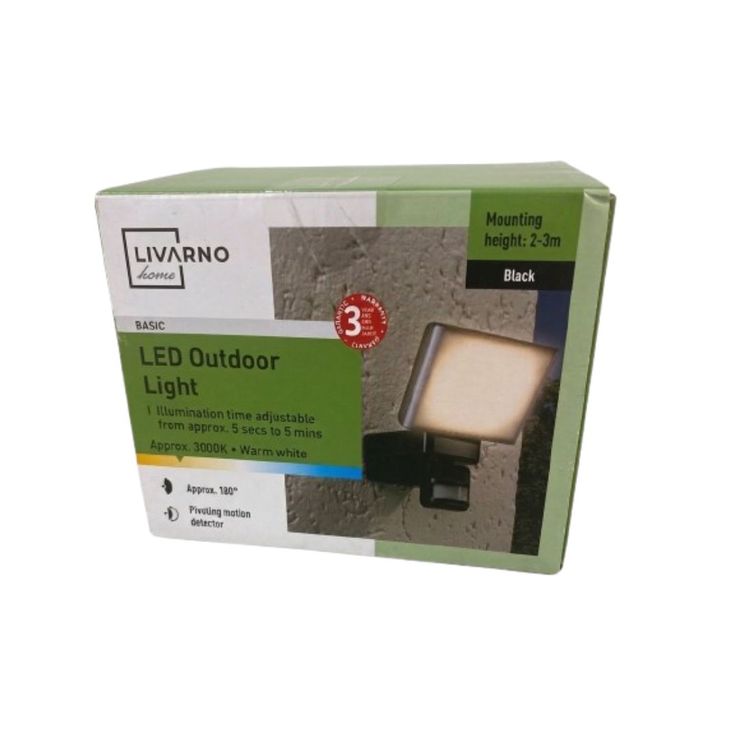 Foco LED de exterior con detector de movimiento