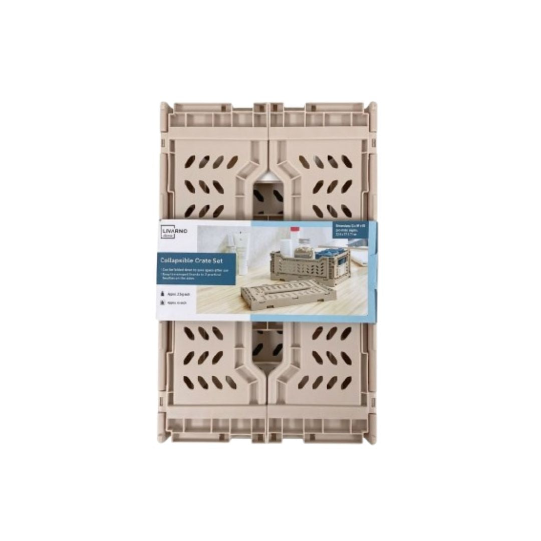Set de cajas organizadoras plegables
