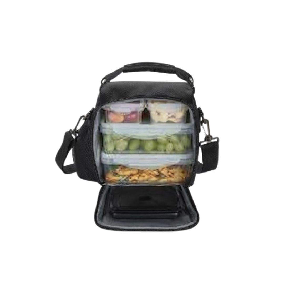 Set de bolsa termica con fiambreras