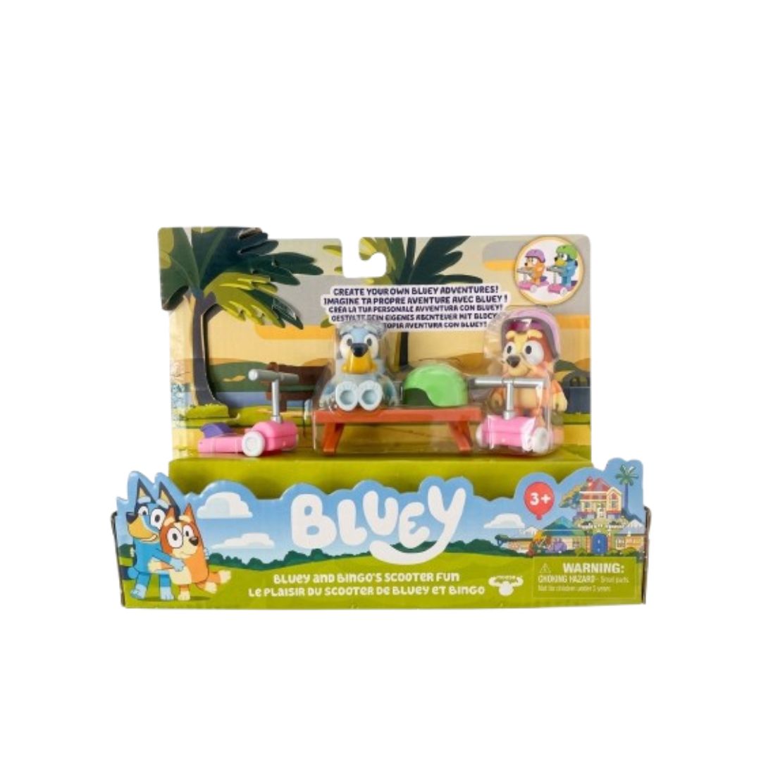 Juguete Bluey & Bingo Scooter Fun
