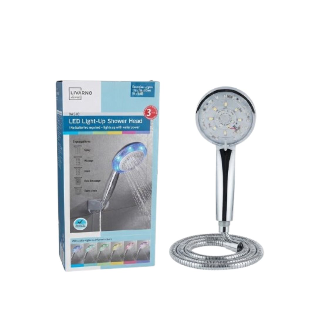 Alcachofa de ducha LED