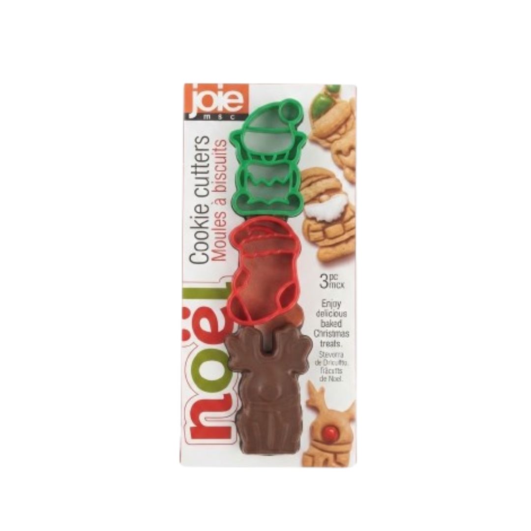 Juego de cortadores de galletas navideñas