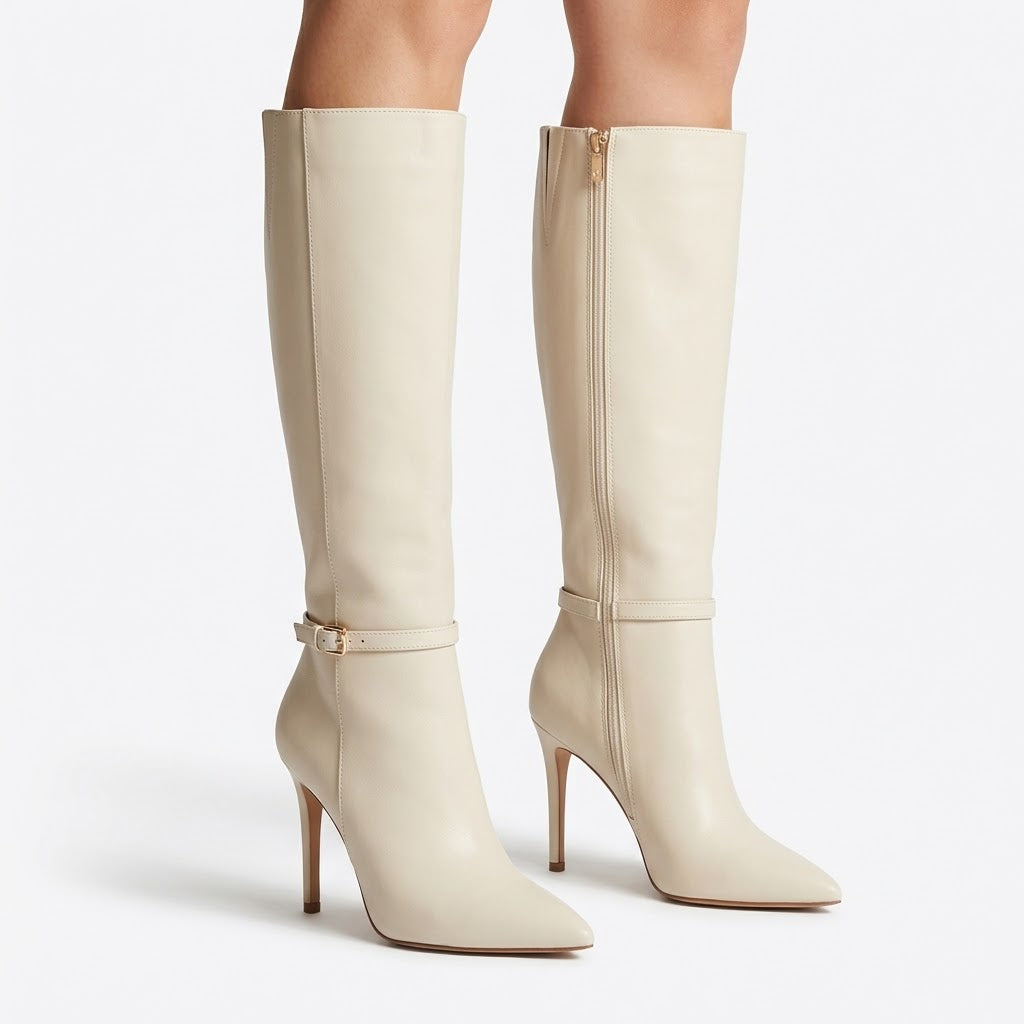 Botas de Tacon de Dama\Talla 7 US