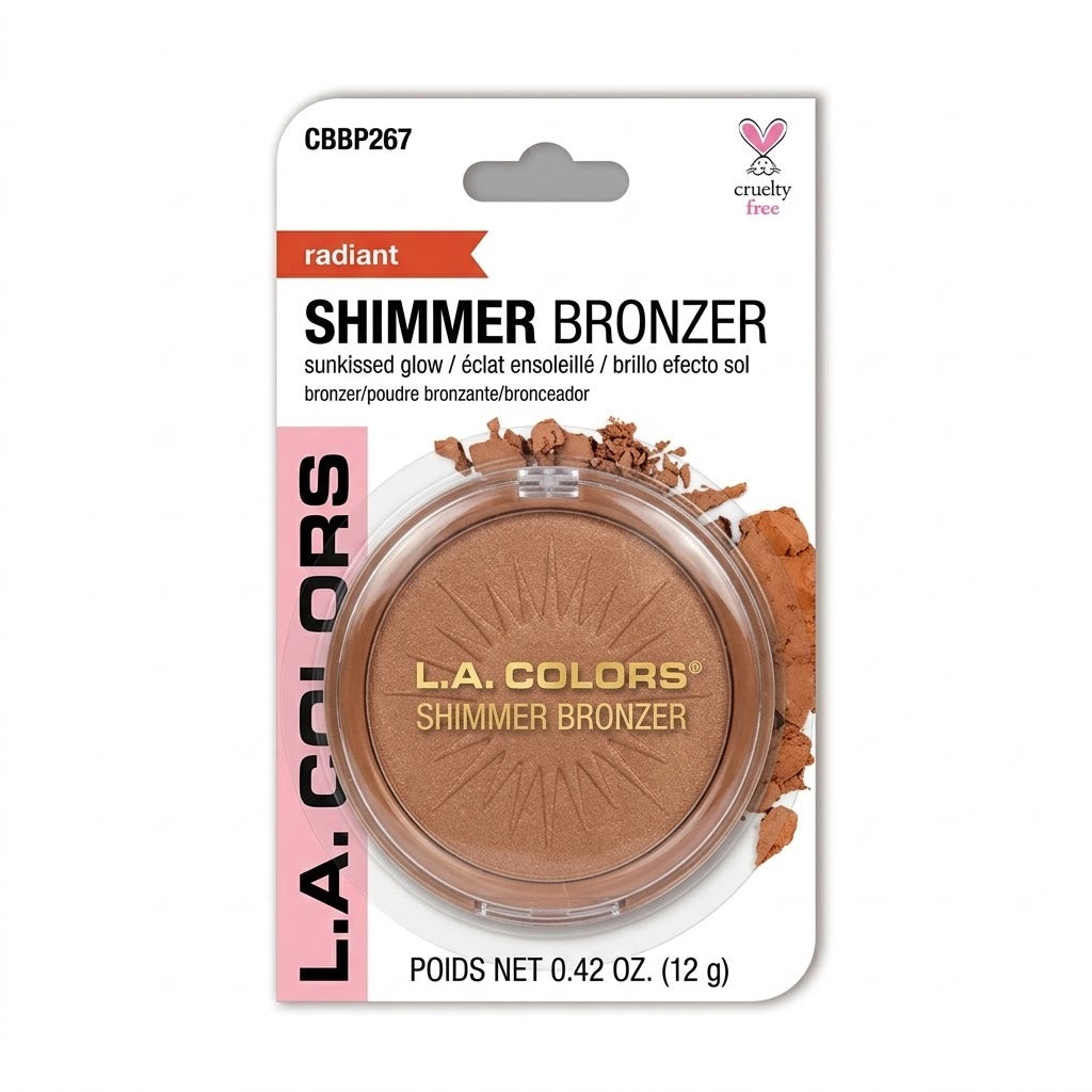 Polvo bronceador con destellos